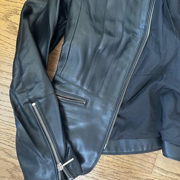 Zara Leather Jacket - Picture 2 of 4